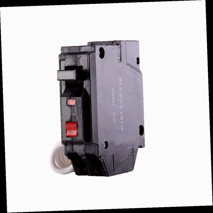 Circuit Breaker 20 Amp 1-Pole Ground Fault with Self-Test