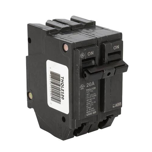 Circuit Breaker 20 Amp 2 in. Double-Pole Circuit Q-Line