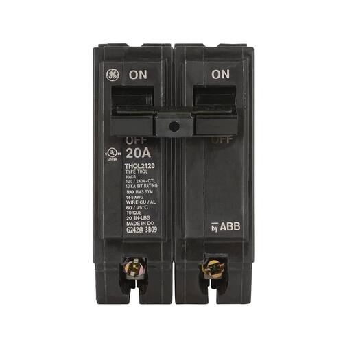 Circuit Breaker 20 Amp 2 in. Double-Pole Circuit Q-Line