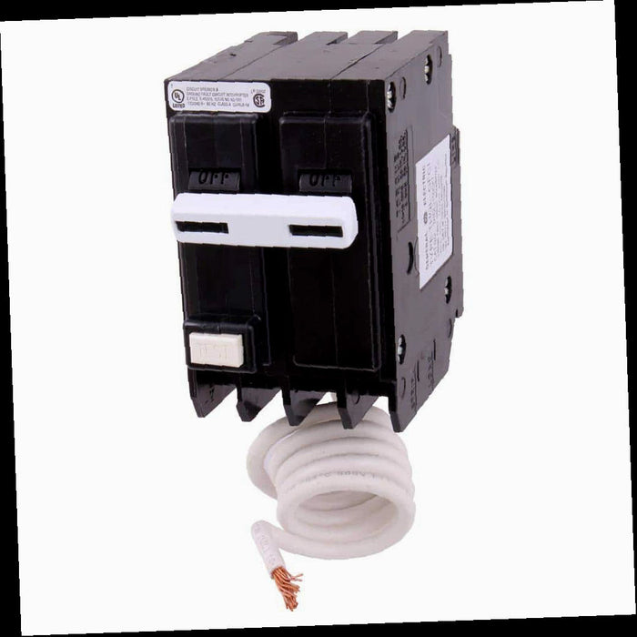 Circuit Breaker 30 Amp Pole Double Ground Fault with Self-Test