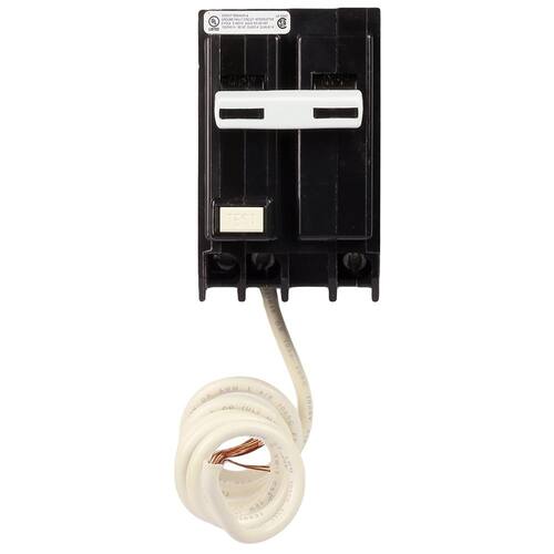 Circuit Breaker 50 Amp Pole 240-Volts Double Ground Fault with Self-Test