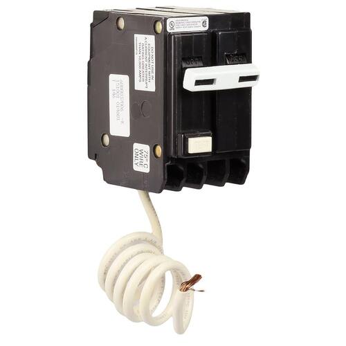 Circuit Breaker 50 Amp Pole 240-Volts Double Ground Fault with Self-Test