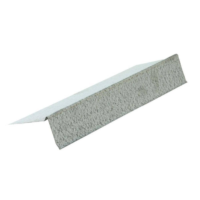 Drip Edge Flashing 4 in. x 2 in. x 10 ft. Gravel Stop Galvanized Steel Metallic 26-Gauge