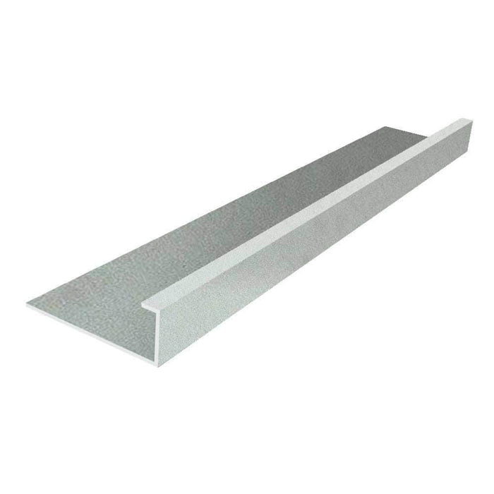 Rain Diverter 1-1/2 in. x 6 ft. Galvanized Steel Metallic 28-Gauge