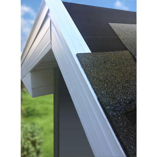 Drip Edge Flashing 1 in. x 2 in. x 10 ft. C3 Galvanized Steel Metallic 28-Gauge