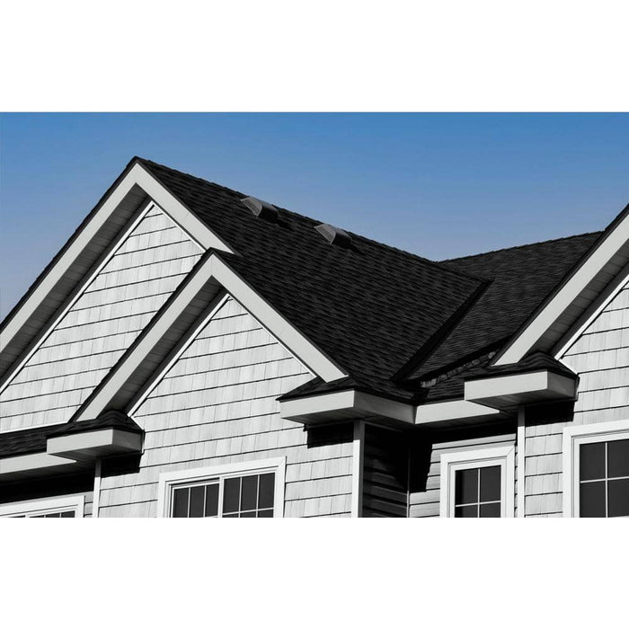 Drip Edge Flashing 2 in. x 4 in. x 10 ft. L-90 Roof Edge Galvanized Steel Charcoal 28-Gauge