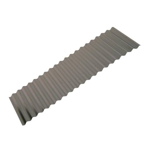 Roof Panel, Corrugated, Galvanized Steel, 29-Gauge, 12 ft.