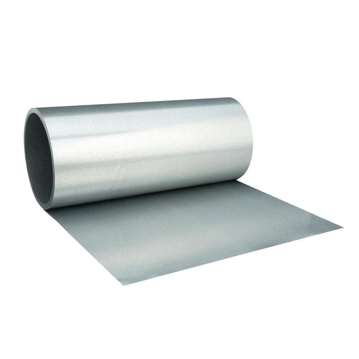 Roll Valley 12 in. x 25 ft. Galvanized Steel Metallic 28-Gauge