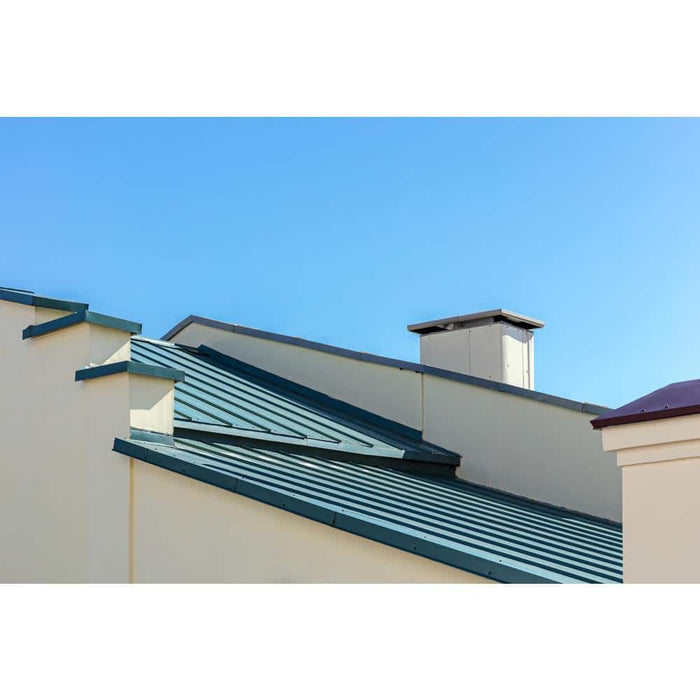 Flashing Angle 2 in. x 3 in. x 10 ft. Roof-to-Wall Galvanized Steel Metallic 28-Gauge