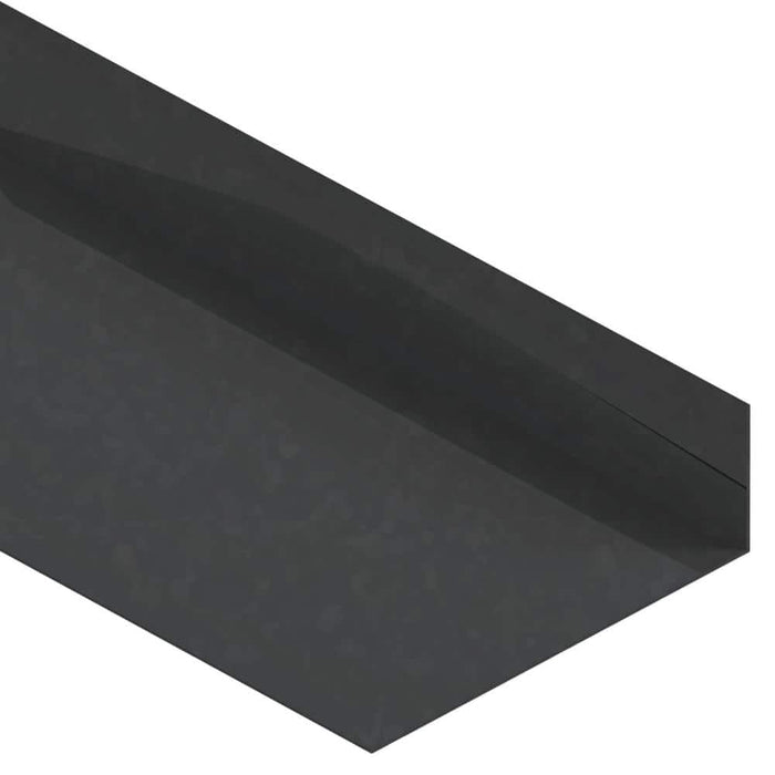 Flashing Angle 2 in. x 6 in. x 10 ft. Roof-to-Wall Bonderized Steel Gray 28-Gauge