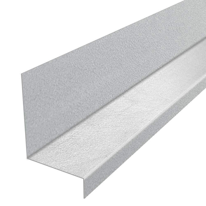 Z Bar Flashing 2 in. x 1-1/2 in. x 1/2 in. x 10 ft. Water Table Galvanized Steel Metallic 28-Gauge