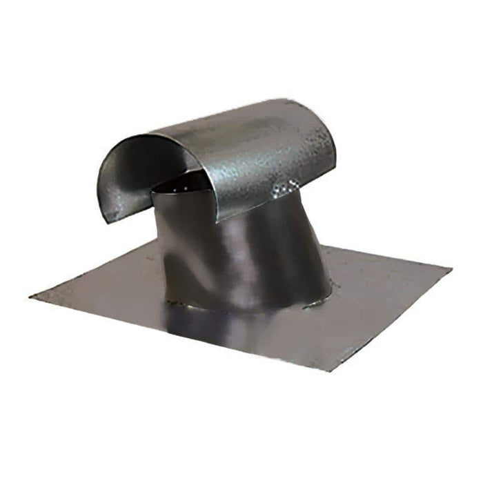 Rain Diverter 7 in. T-Top Exhaust Vent Pipe Bonderized Steel Gray 26-Gauge