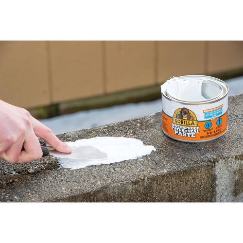 Patch and Seal Paste, Waterproof, White, 16 oz.