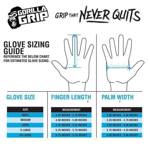 Work Gloves Large TRAX Extreme Grip (5-Pack)