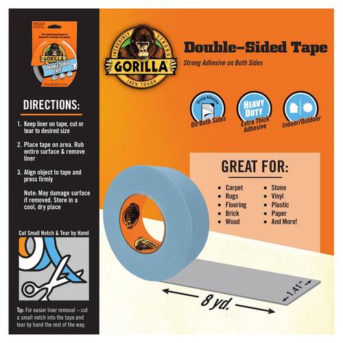 Double Sided Cloth Tape 1.41 in. x 8 yds.