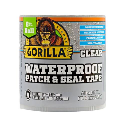 Waterproof Patch and Seal Tape, Clear, 8 ft.