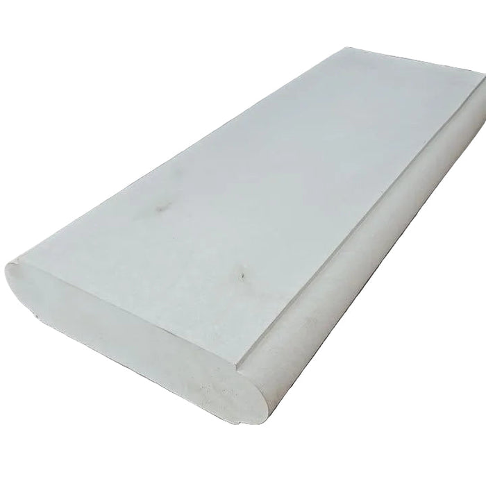 Stair End Straight 10 in x 24 in Granada White