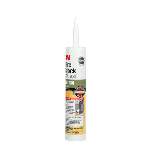 Fire Block Specialty Sealant, Gray, 10.1 fl. oz.