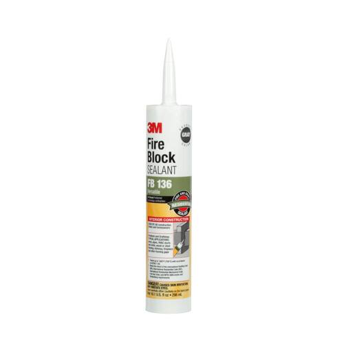 Fire Block Specialty Sealant, Gray, 10.1 fl. oz.