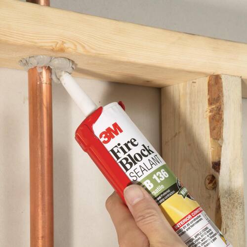 Fire Block Specialty Sealant, Gray, 10.1 fl. oz.