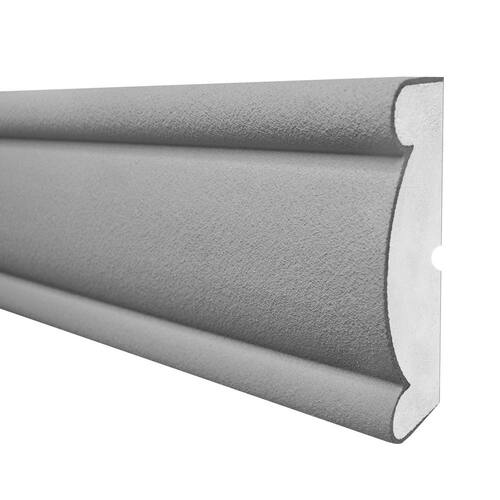 Composite Trim Moulding  5-1/2 in. x 2 in. x 8 ft. Gray Spanish 132