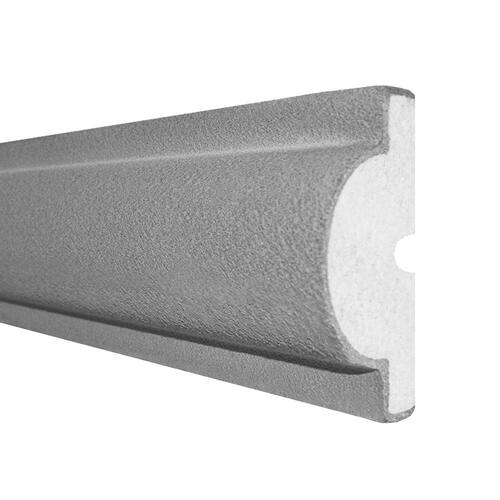 Composite Trim Moulding  5 in. x 2 in.x 8 ft. Gray California 257