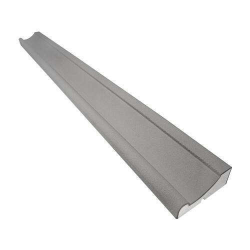 Composite Trim Molding 4 in. x 1.5 in. x 8 ft.  Gray Italian 260