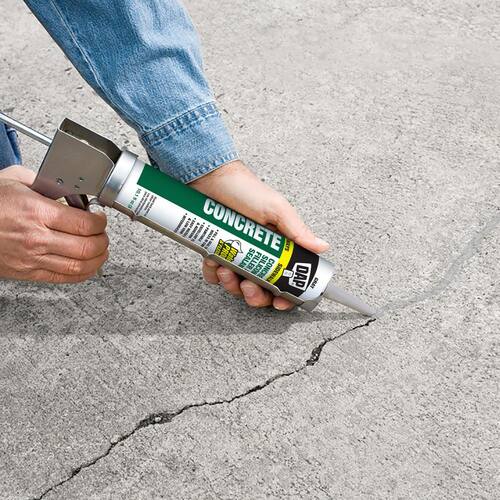 Latex Sealant, Concrete and Mortar Filler, Gray, 10.1 oz.