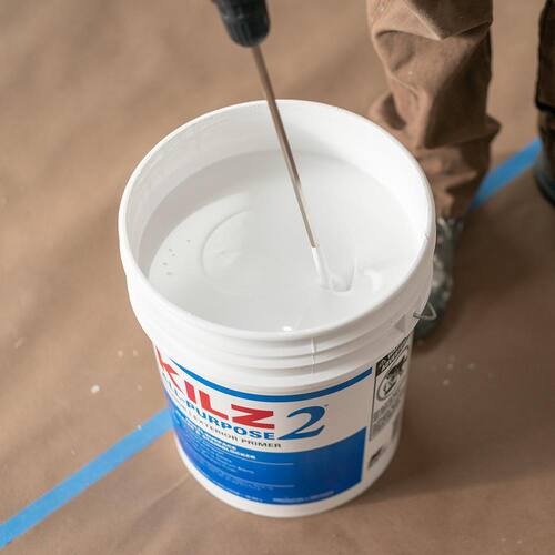 Interior/Exterior Primer, Sealer, and Stain Blocker, Multi-Surface, Gray, All Purpose, 1 gal.