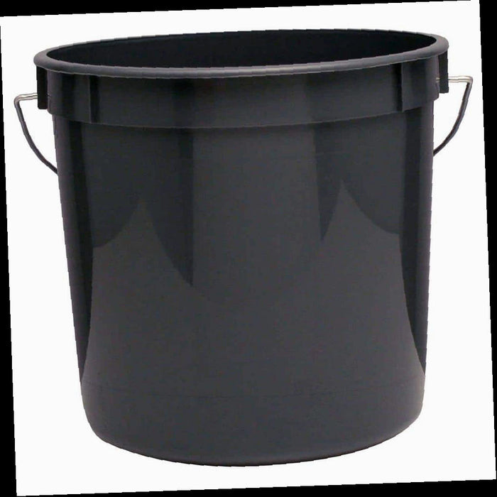 Paint Bucket Plastic 2.5 Quart Gray