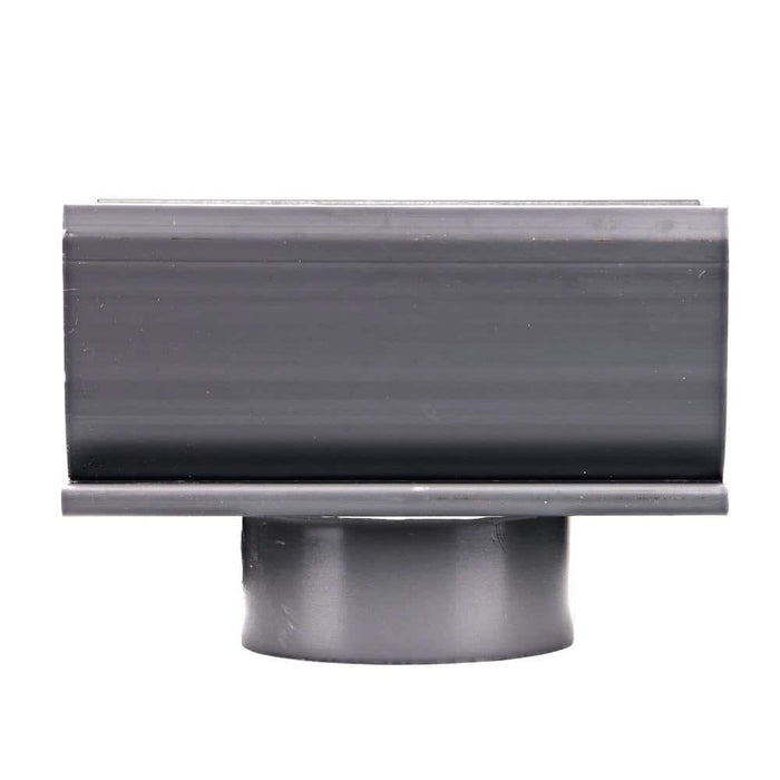 Channel Drains 7 in. Speed-D With Bottom Outlet Poly Grey 5