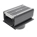 Channel Drains 7 in. Speed-D With Bottom Outlet Poly Grey