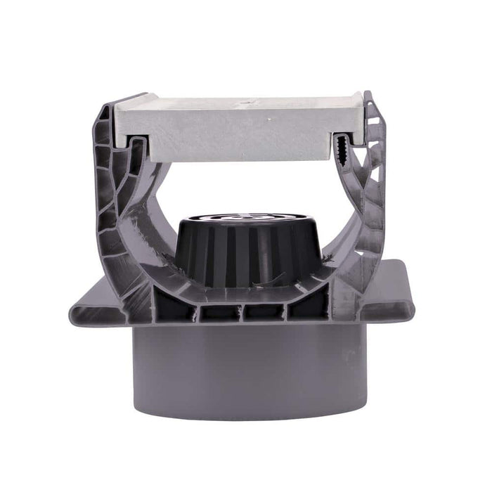 Channel Drains 7 in. Speed-D With Bottom Outlet Poly Grey 6