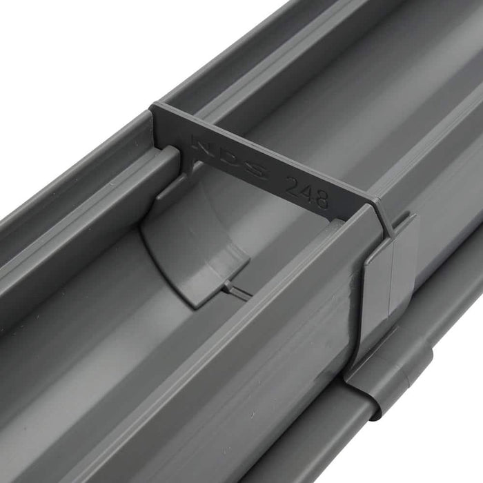 Channel Drains 4 in. Speed-D Coupling PVC Grey 8