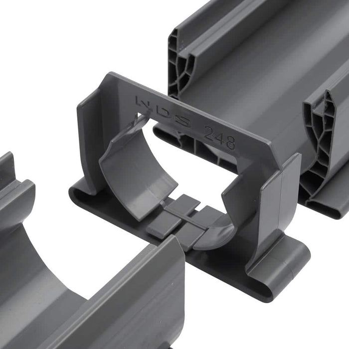 Channel Drains 4 in. Speed-D Coupling PVC Grey 7