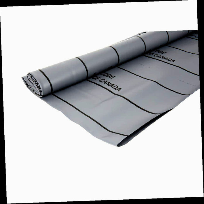 PVC Shower Pan Liner Roll, 5 ft. x 6 ft., Gray