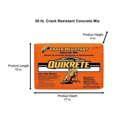 Concrete Mix Crack Resistant PSI-4000 (50 lb.)