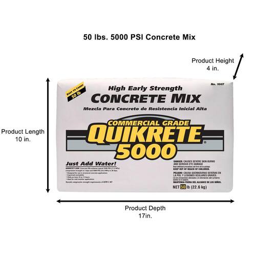 Concrete Mix PSI-5000 (50 lbs.)