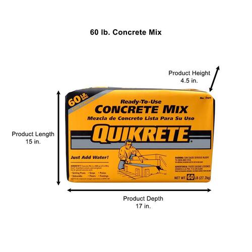 Concrete Mix PSI-4000 (60 lb.)