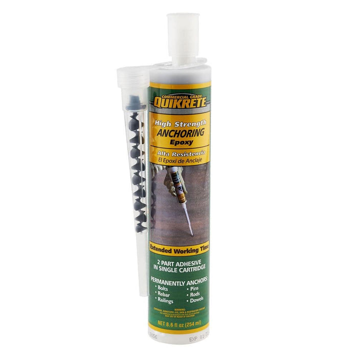 High Strength Anchoring Epoxy 8.6 oz. Grey Quickrete