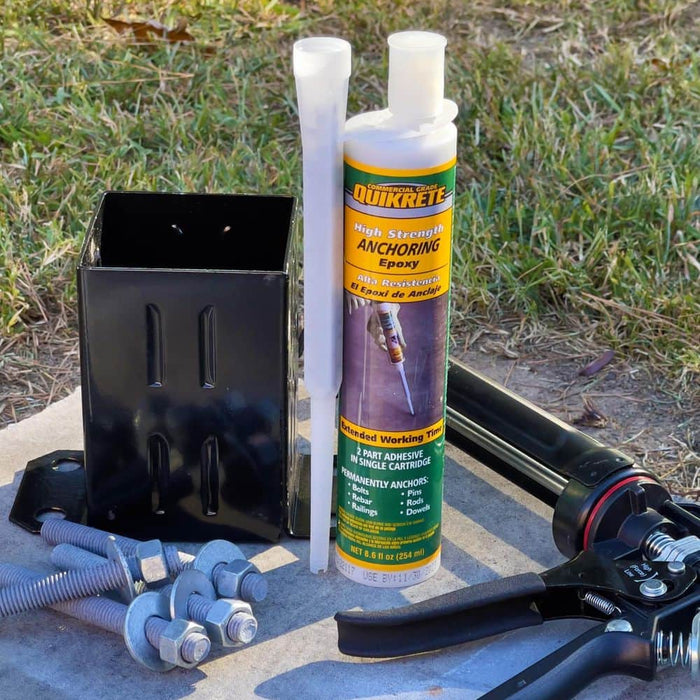 High Strength Anchoring Epoxy 8.6 oz. Grey Quickrete 2