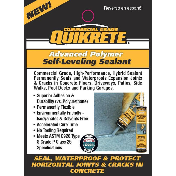 Self-Leveling Sealant 10.1 oz. Grey Quickrete 3