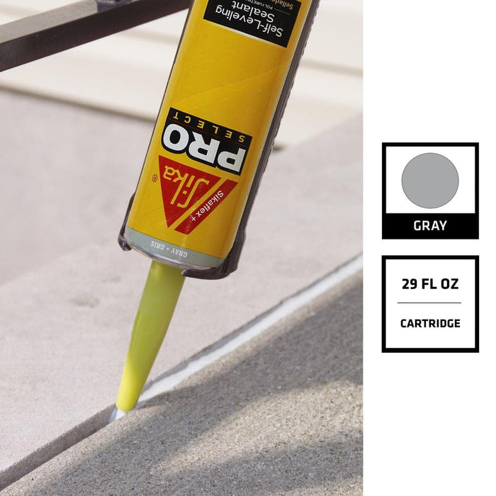 Self-Leveling Polyurethane 29 oz. Horizontal Elastic Joint Grey Sika 2