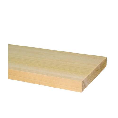 Board Poplar 1 in. x 4 in. x R/L 0.75 in. x 3.5 in. x R/L.