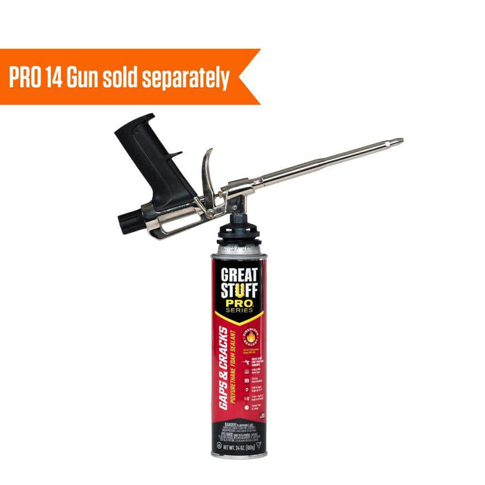 Spray Foam Insulation R-2 Pro Gaps and Cracks 14 sq. ft. 24 oz. 3