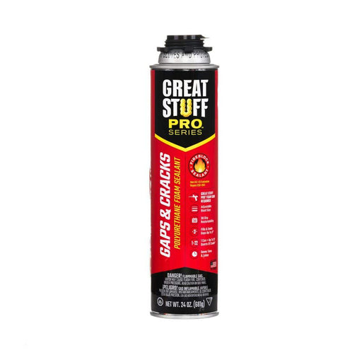 Spray Foam Insulation R-2 Pro Gaps and Cracks 14 sq. ft. 24 oz. 1