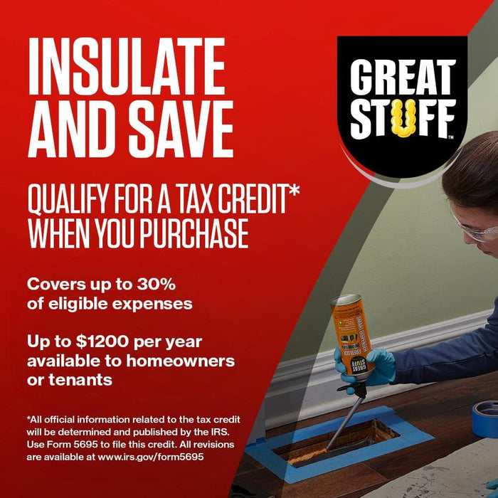 Spray Foam Insulation R-3.7 Standard Gap Filler 5 sq. ft. 12 oz. 4