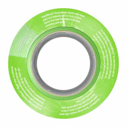 Painter's Tape, Multi-Surface, Green, with PaintBlock, 1.88 in. x 60 yds. (3-Pack)