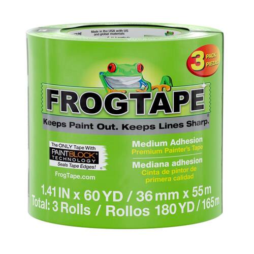 Multi-Surface Green Painting Tape (3-Pack) 1.41 in. x 60 yds.