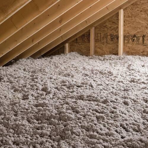 Fiberglass Blown-in Insulation Powder R11-R60, 25 lbs. (48 sq. ft.)